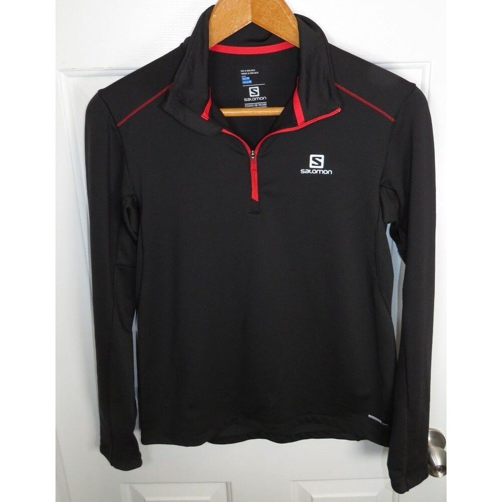 Salomon Advanced Skin Warm 1/4 Zip Performance Pullover Womens Medium